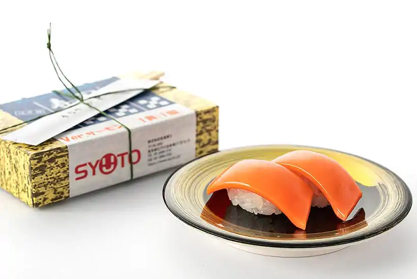 Sushi Plastic Model Kit 1/1 Salmon (re-run) 3 cm product photo