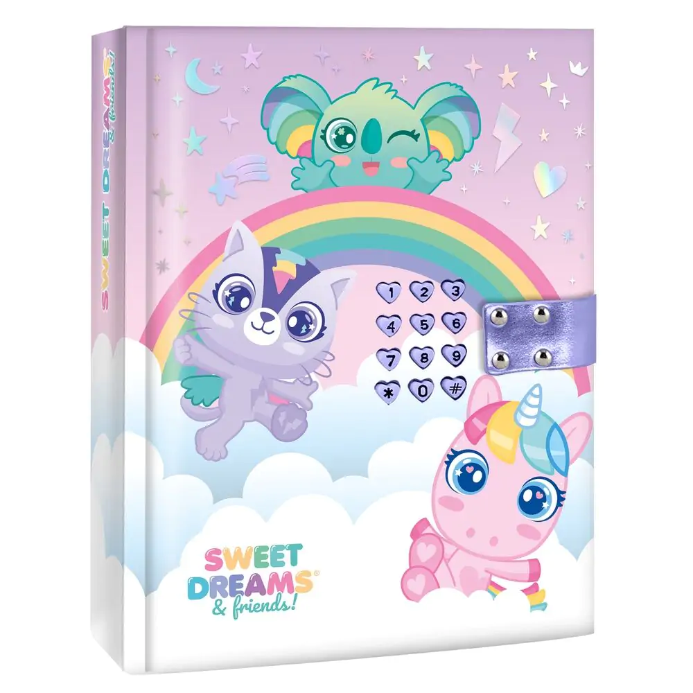 Sweet Dreams diary with code termékfotó