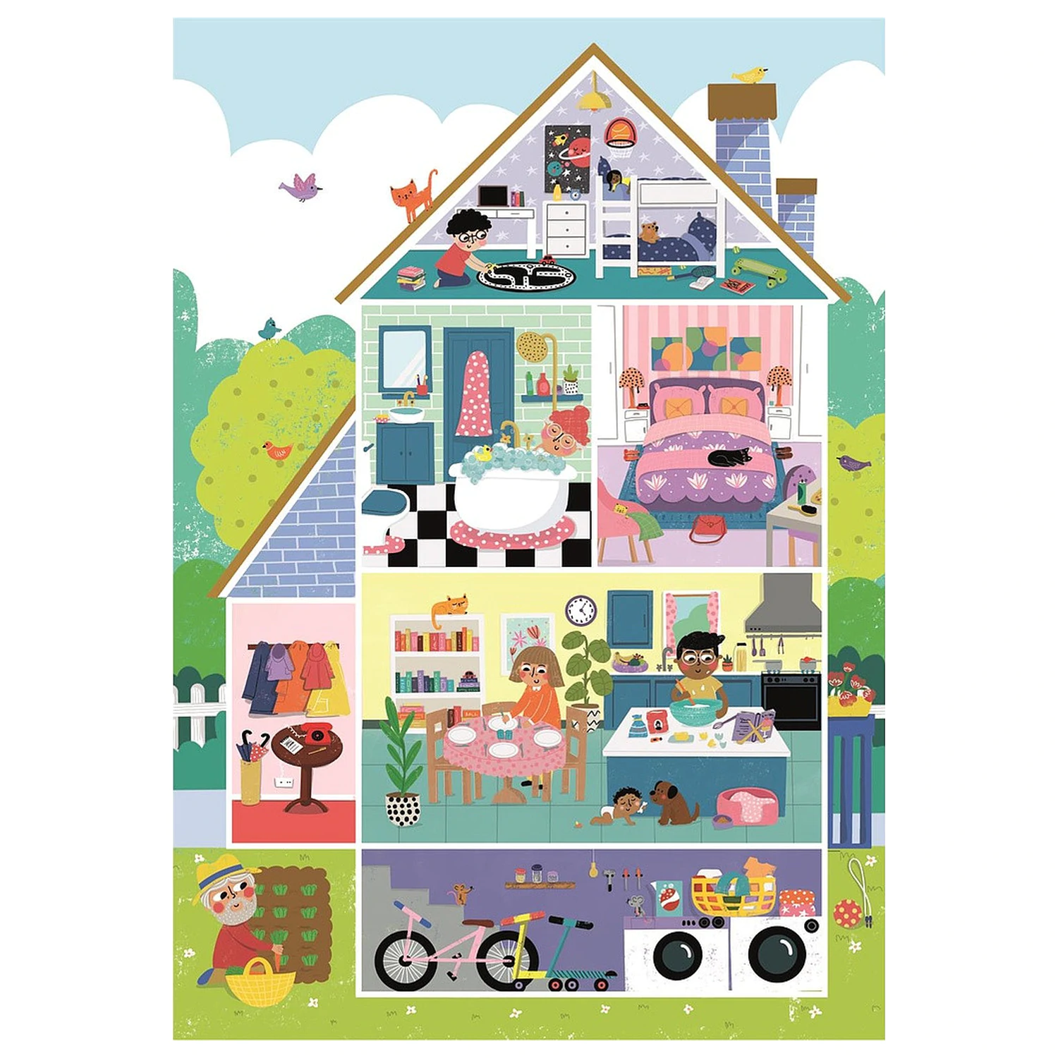 Sweet Home 104-piece maxi puzzle product photo
