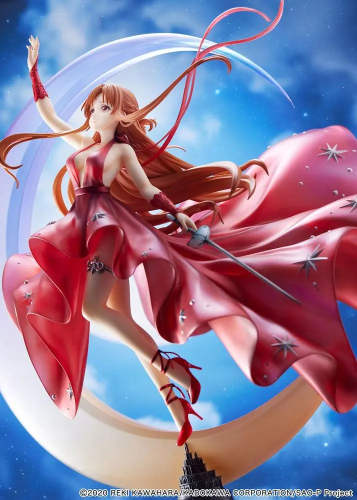 Sword Art Online PVC Statue 1/7 Asuna Crystal Dress Ver. 38 cm product photo