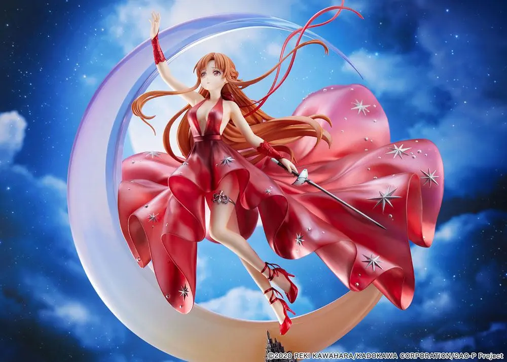 Sword Art Online PVC Statue 1/7 Asuna Crystal Dress Ver. 38 cm product photo