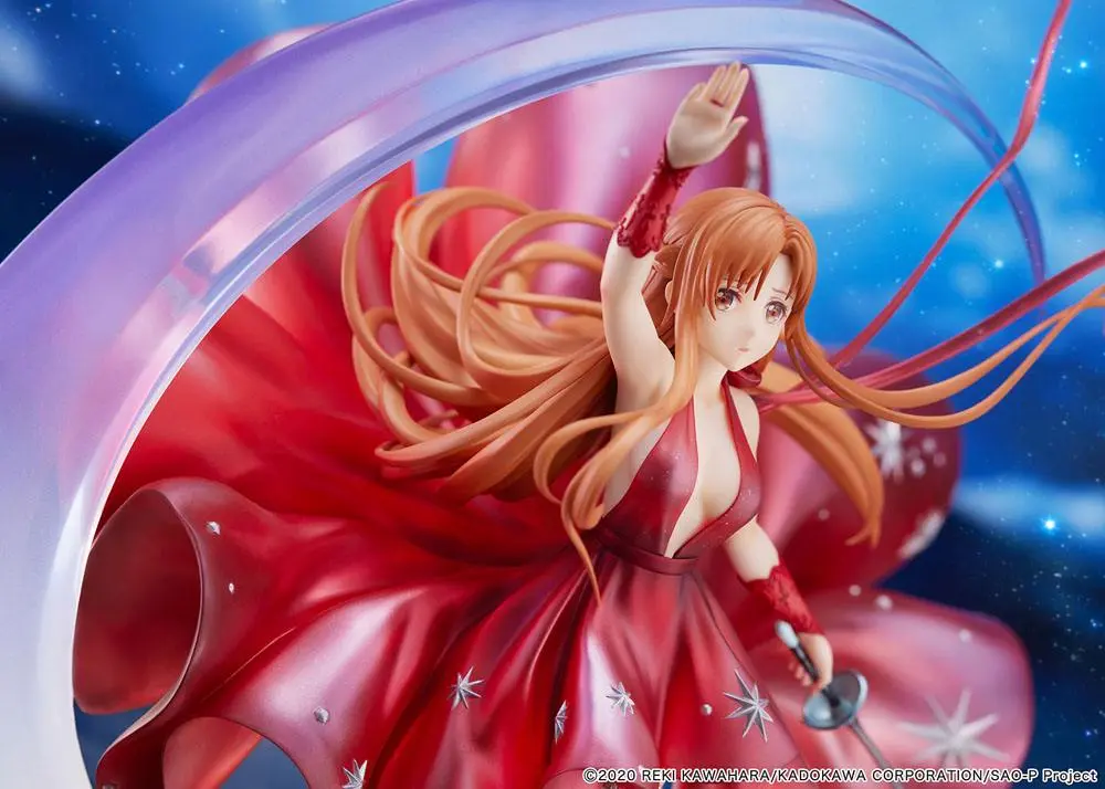 Sword Art Online PVC Statue 1/7 Asuna Crystal Dress Ver. 38 cm product photo