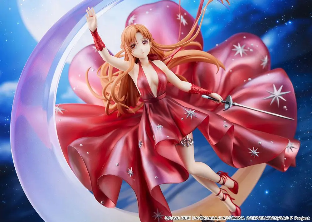 Sword Art Online PVC Statue 1/7 Asuna Crystal Dress Ver. 38 cm product photo