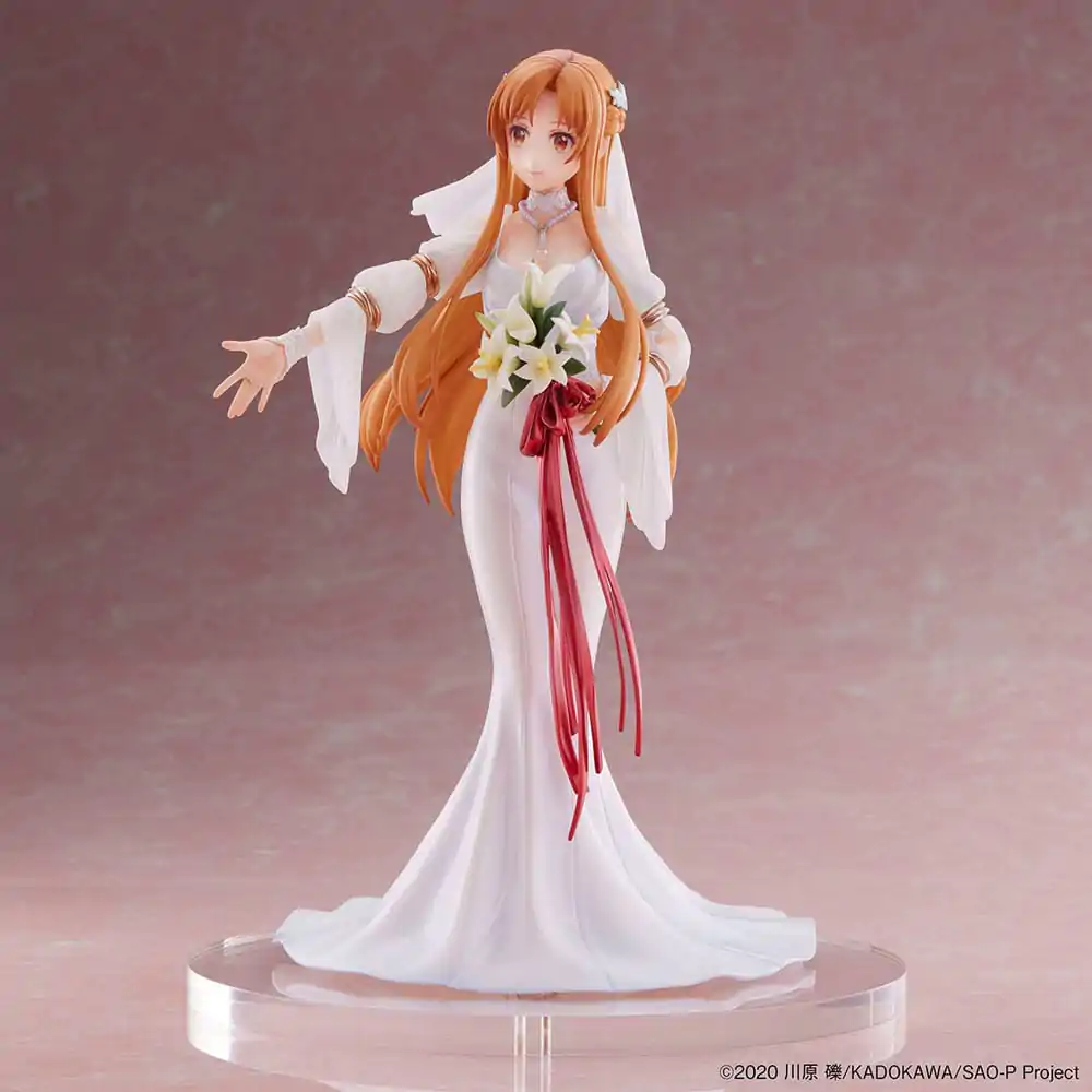 Sword Art Online PVC Statue 1/7 Asuna Wedding Ver. 25 cm product photo