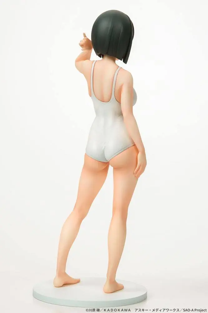 Sword Art Online PVC Statue 1/7 Suguha Kirigaya Leafa White Swimsuit Ver. 23 cm product photo