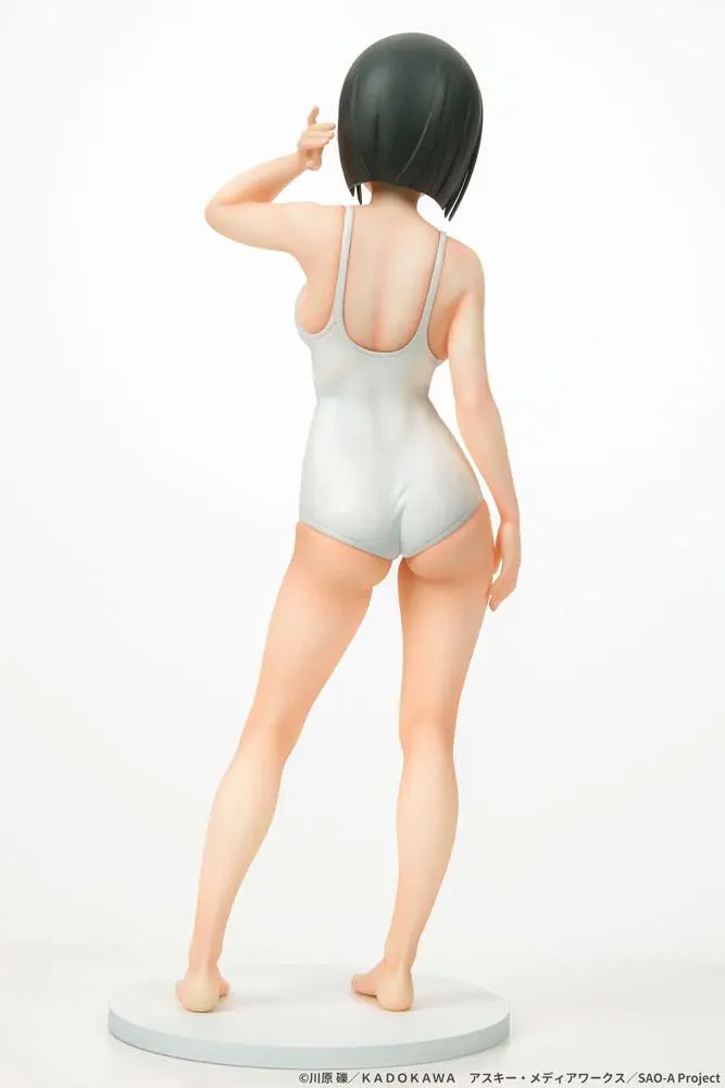 Sword Art Online PVC Statue 1/7 Suguha Kirigaya Leafa White Swimsuit Ver. 23 cm product photo
