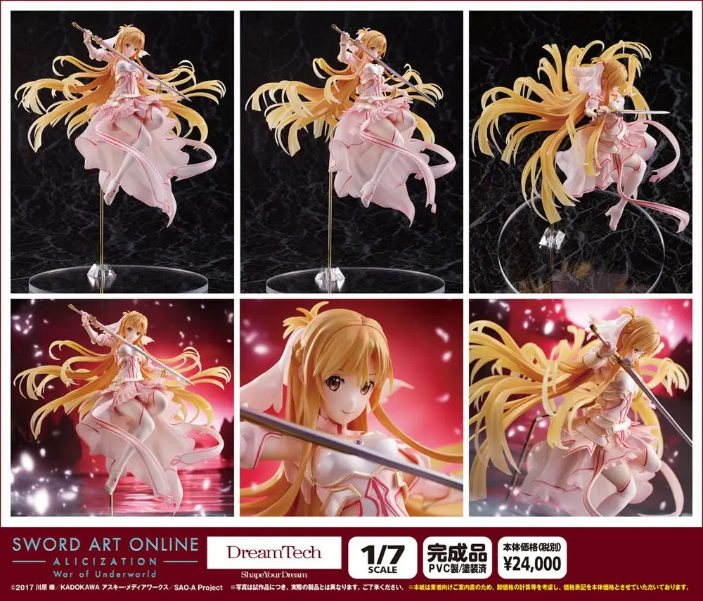 Sword Art Online: Alicization PVC Statue 1/7 Asuna Stacia, The Goddess of Creation 35 cm product photo