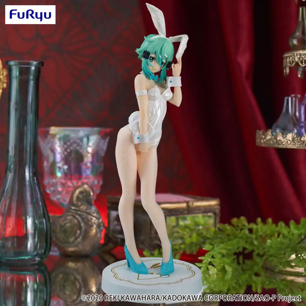 Sword Art Online BiCute Bunnies PVC Statue Sinon White Pearl Ver. 28 cm product photo