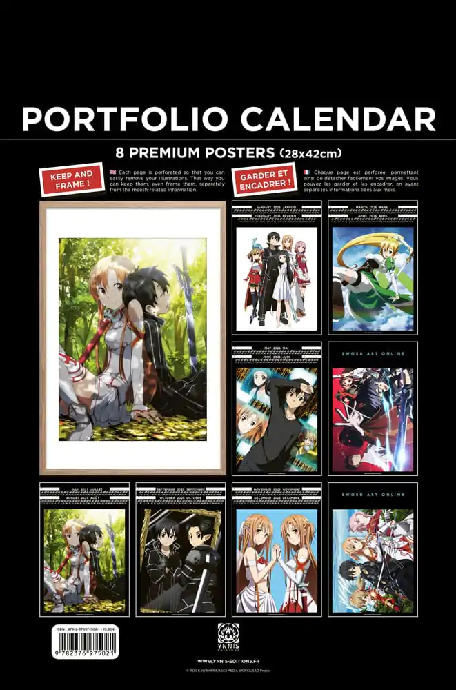 Sword Art Online Portfolio Calendar 2025 *English Version* product photo