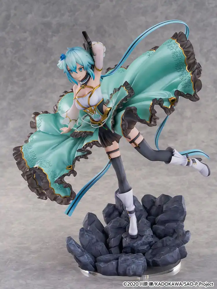 Sword Art Online SHIBUYA SCRAMBLE FIGURE PVC Statue 1/7 Sinon Crystal Dress Ver. 29 cm product photo