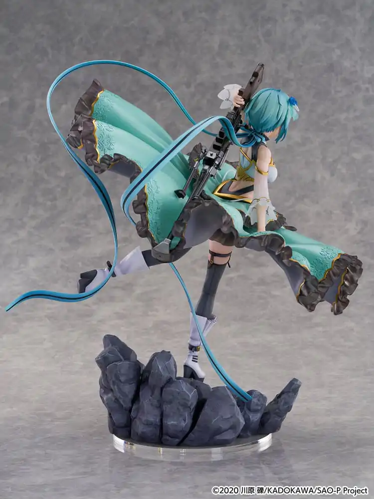 Sword Art Online SHIBUYA SCRAMBLE FIGURE PVC Statue 1/7 Sinon Crystal Dress Ver. 29 cm product photo