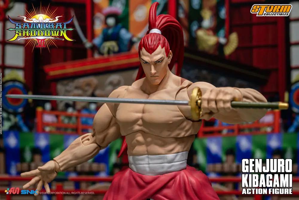 Samurai Shodown VI Action Figure Genjuro Kibagami product photo