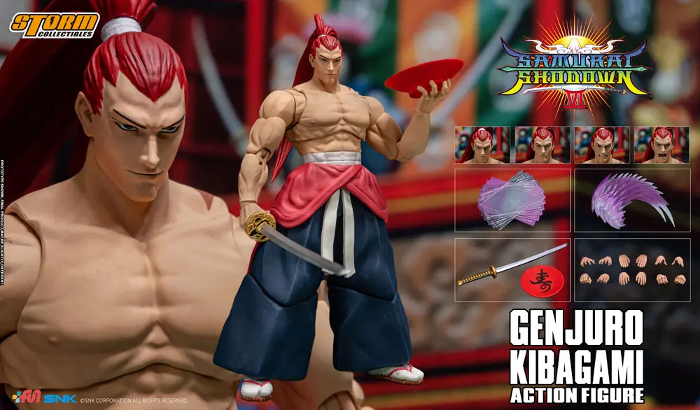 Samurai Shodown VI Action Figure Genjuro Kibagami product photo
