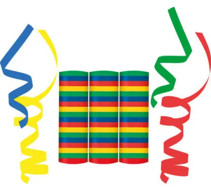 Colorful Serpentine Streamers, 3-count product photo