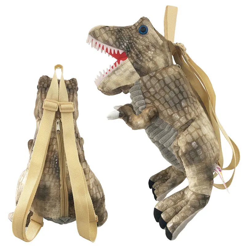 T-Rex Borwn plush backpack 45cm product photo