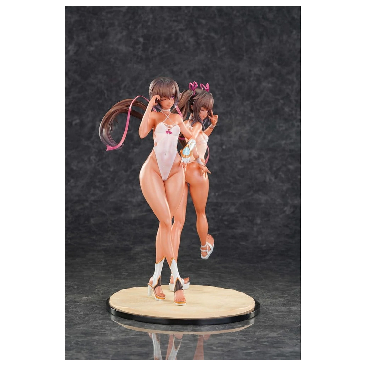 Taimanin PVC Figures 1/6 2-Pack Swimsuit Adult Yukikaze & Yukikaze Mizuki 27 cm product photo