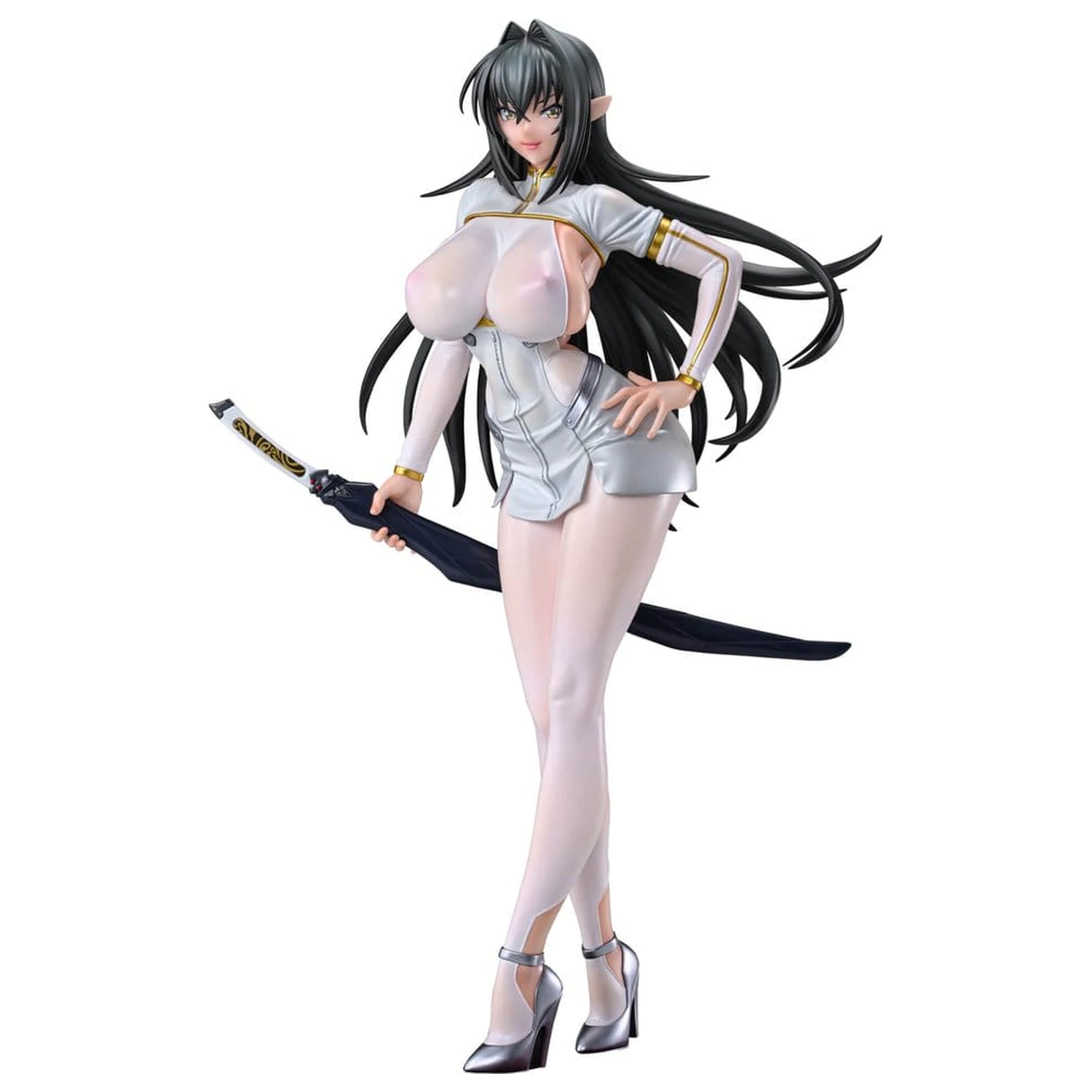 Taimanin RPG PVC Figure 1/6 Annerose Vajra White see-through Ver. 31 cm product photo