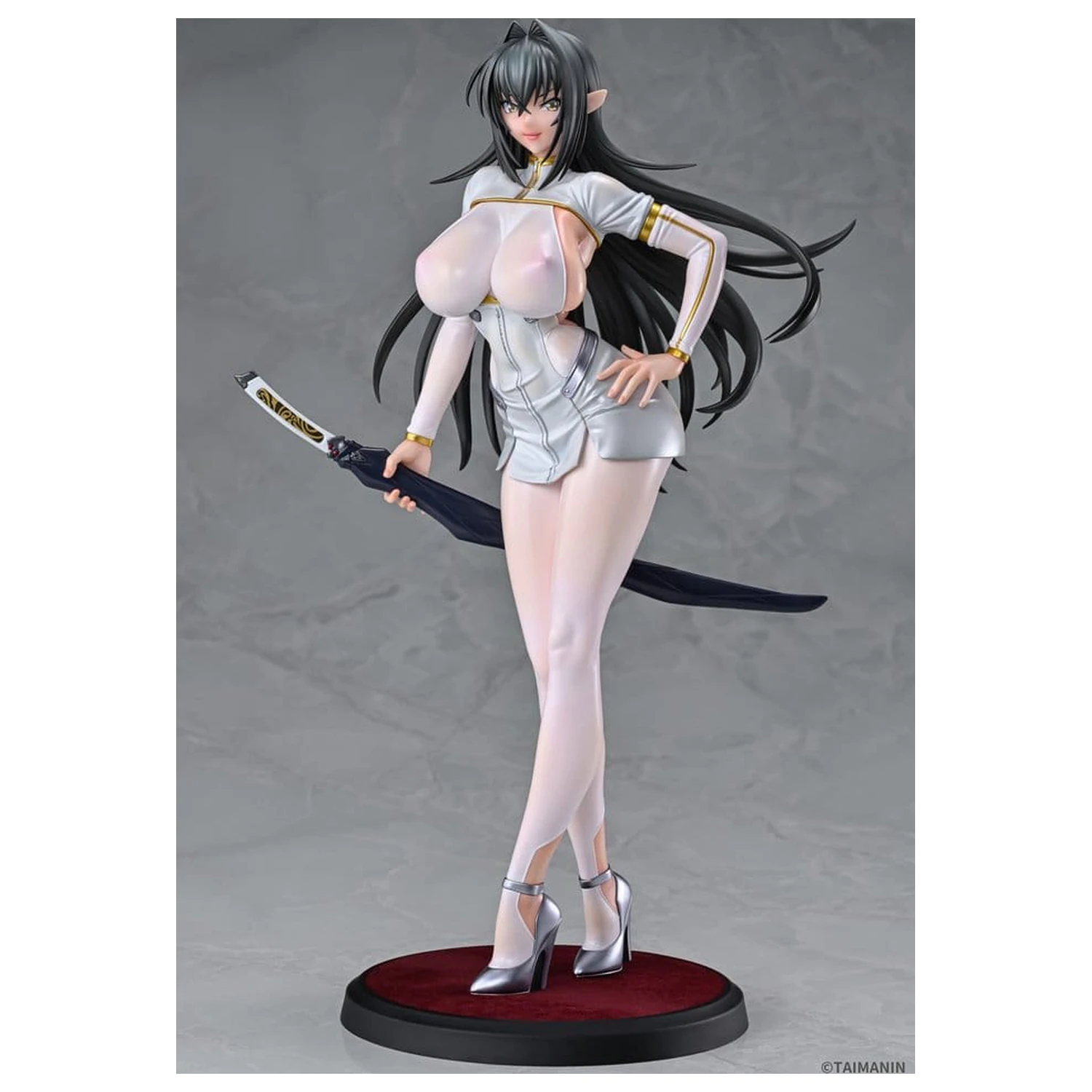 Taimanin RPG PVC Figure 1/6 Annerose Vajra White see-through Ver. 31 cm product photo