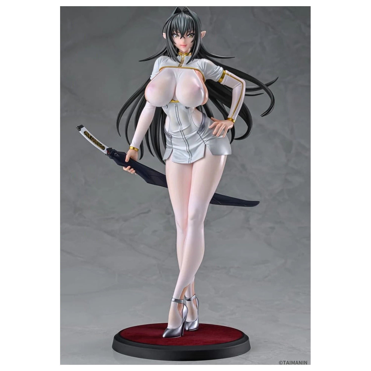 Taimanin RPG PVC Figure 1/6 Annerose Vajra White see-through Ver. 31 cm product photo