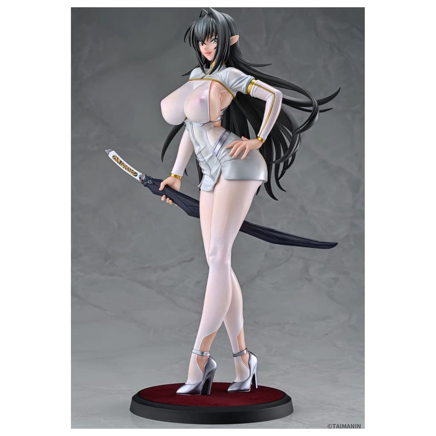 Taimanin RPG PVC Figure 1/6 Annerose Vajra White see-through Ver. 31 cm product photo