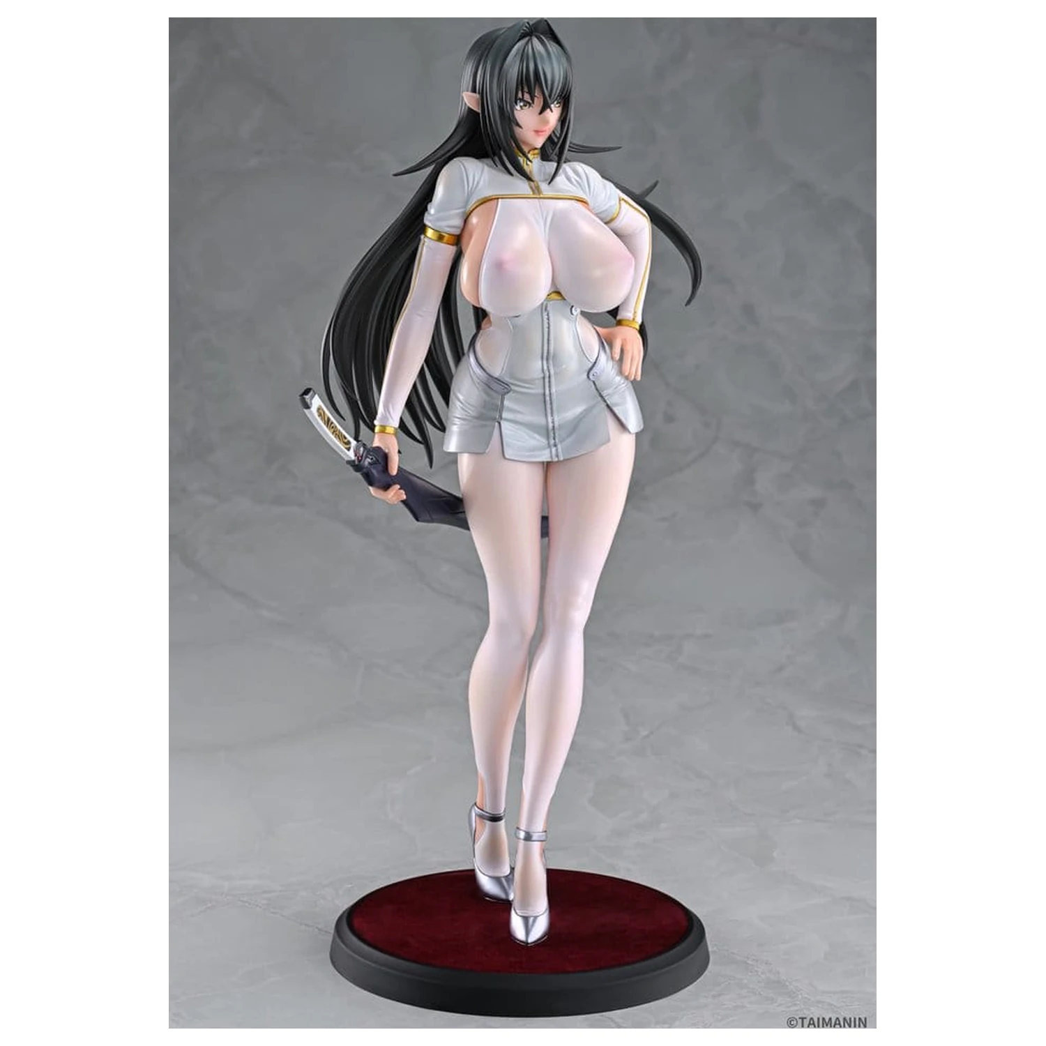 Taimanin RPG PVC Figure 1/6 Annerose Vajra White see-through Ver. 31 cm product photo