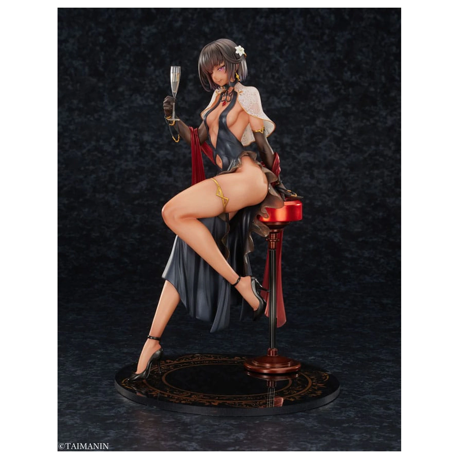 Taimanin RPGX Statue 1/6 Adult Yukikaze Night Party Dress Ver. 26 cm product photo