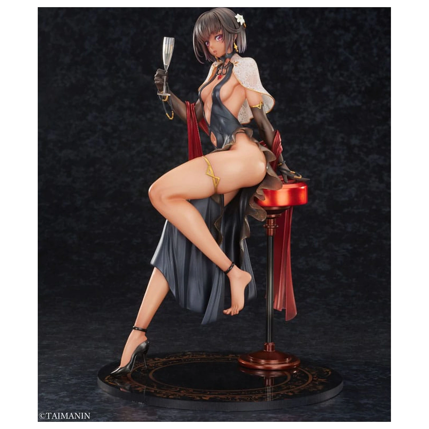 Taimanin RPGX Statue 1/6 Adult Yukikaze Night Party Dress Ver. 26 cm product photo