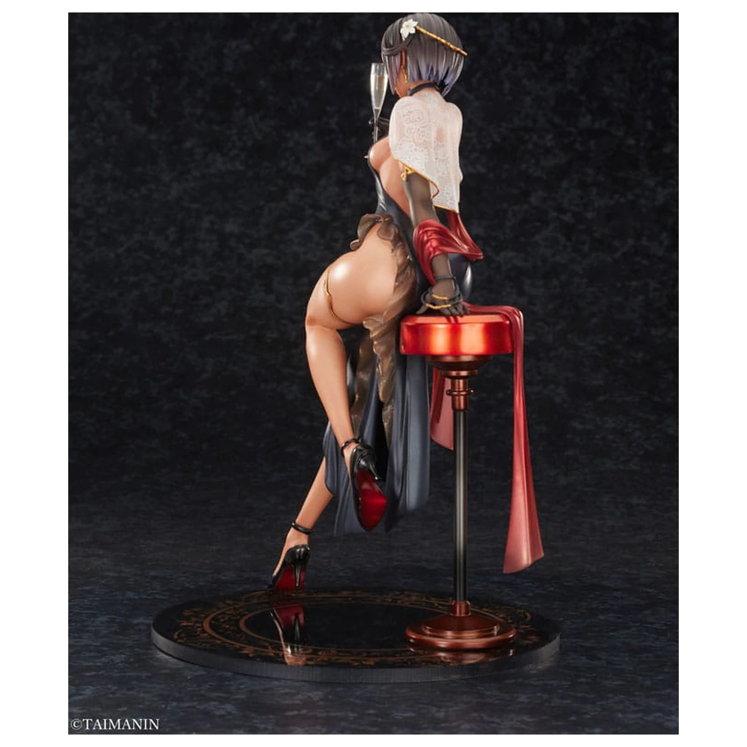 Taimanin RPGX Statue 1/6 Adult Yukikaze Night Party Dress Ver. 26 cm product photo