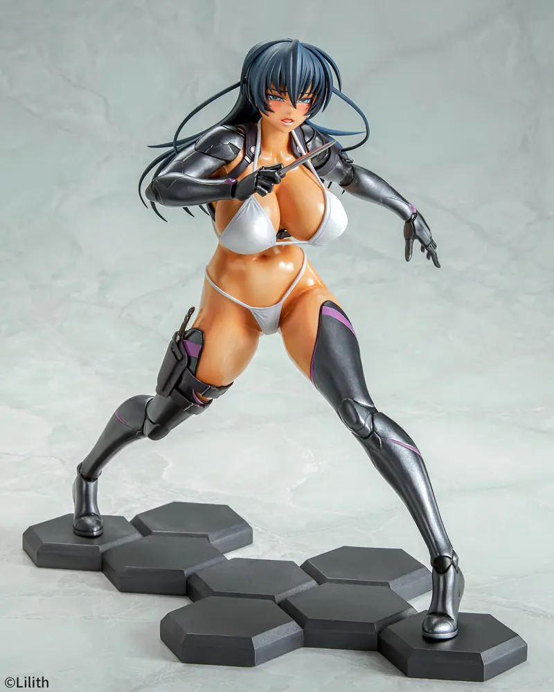Taimanin RPGX PVC Statue 1/6 Clone Asagi Suntan Ver. 27 cm product photo