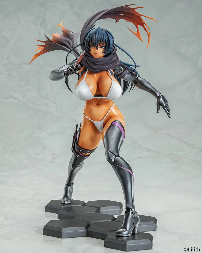 Taimanin RPGX PVC Statue 1/6 Clone Asagi Suntan Ver. 27 cm product photo