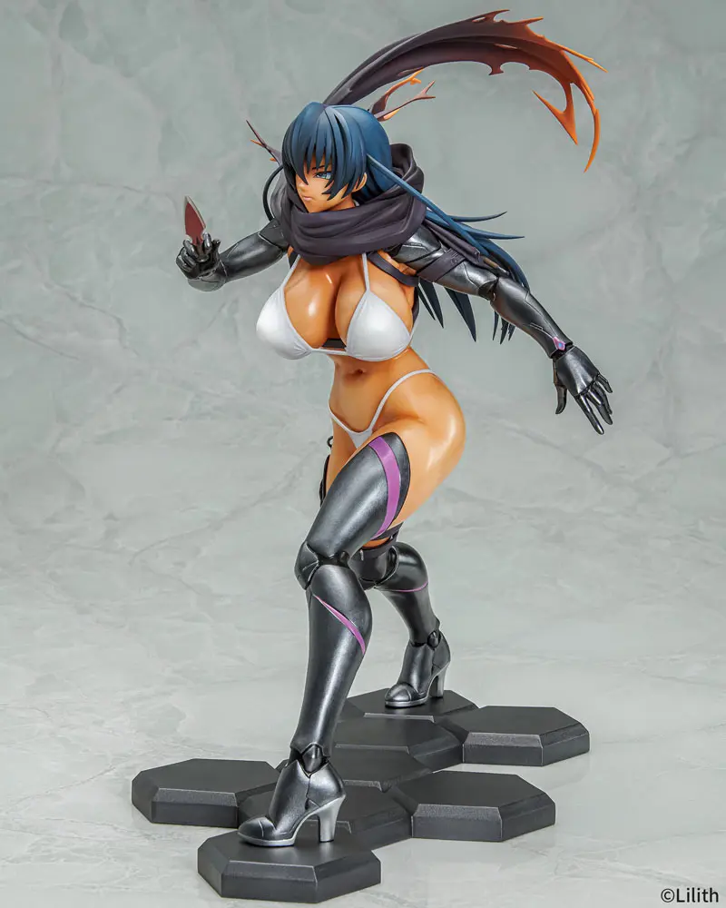 Taimanin RPGX PVC Statue 1/6 Clone Asagi Suntan Ver. 27 cm product photo