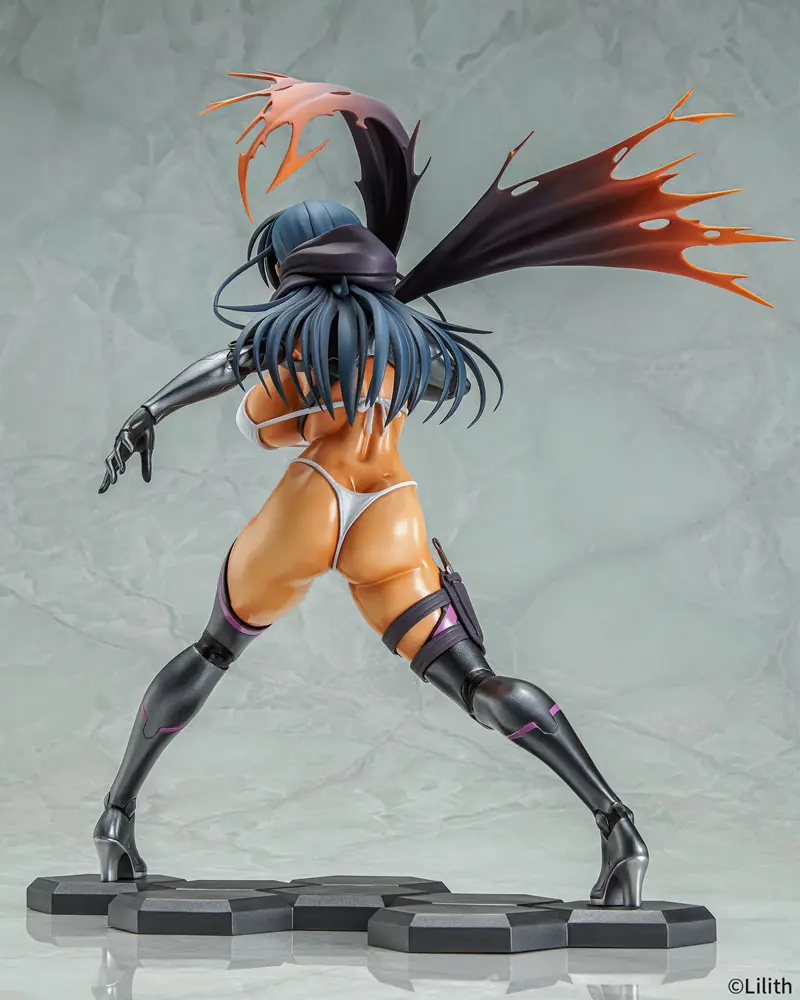 Taimanin RPGX PVC Statue 1/6 Clone Asagi Suntan Ver. 27 cm product photo