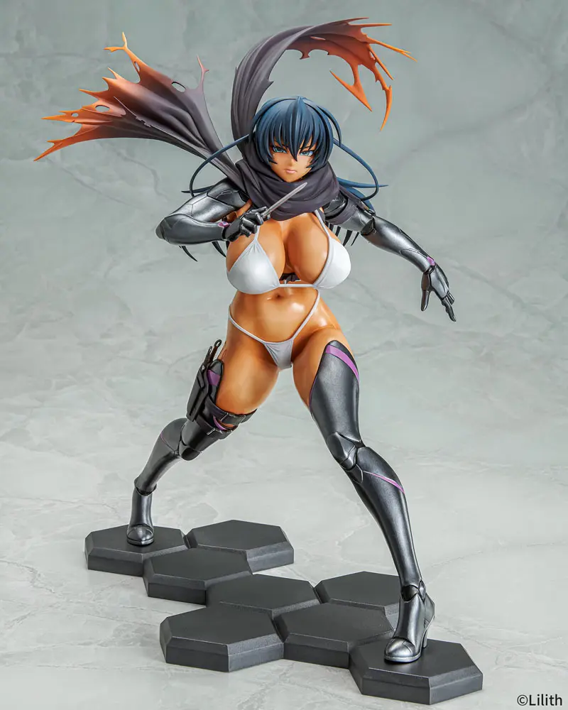 Taimanin RPGX PVC Statue 1/6 Clone Asagi Suntan Ver. 27 cm product photo