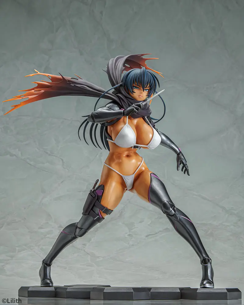 Taimanin RPGX PVC Statue 1/6 Clone Asagi Suntan Ver. 27 cm product photo