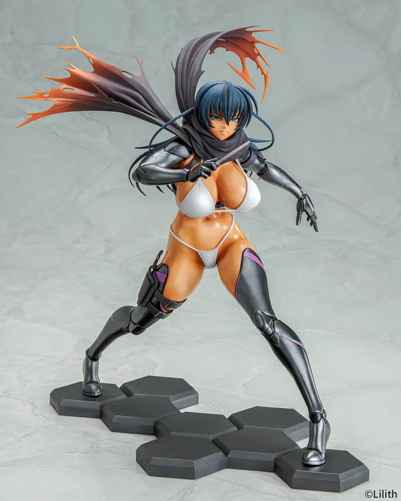 Taimanin RPGX PVC Statue 1/6 Clone Asagi Suntan Ver. 27 cm product photo
