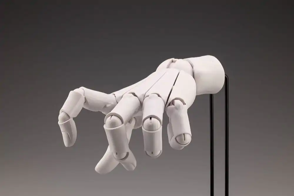 Takahiro Kagami PVC Artist Support Item 1/1 Hand Model/L -White- 21 cm product photo