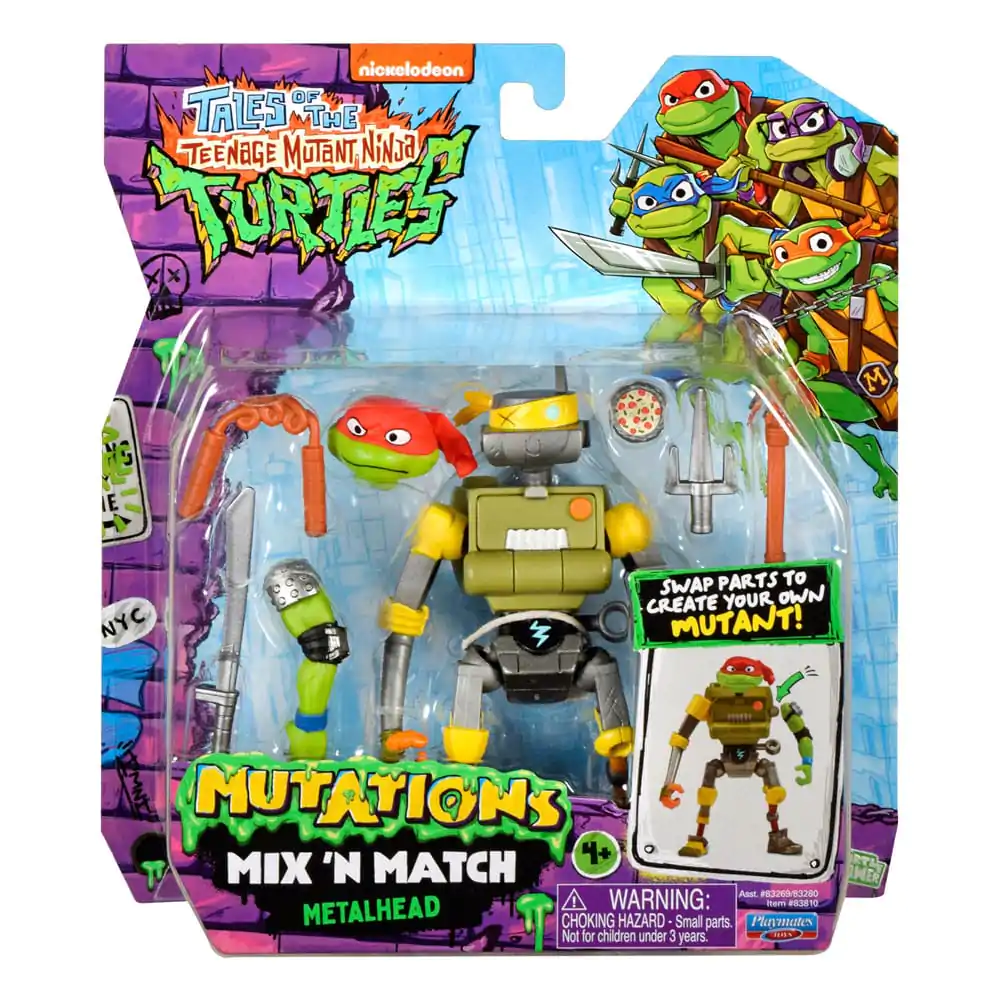 Tales of the Teenage Mutant Ninja Turtles Mix &#039;n Match Action Figure Metalhead 12 cm product photo