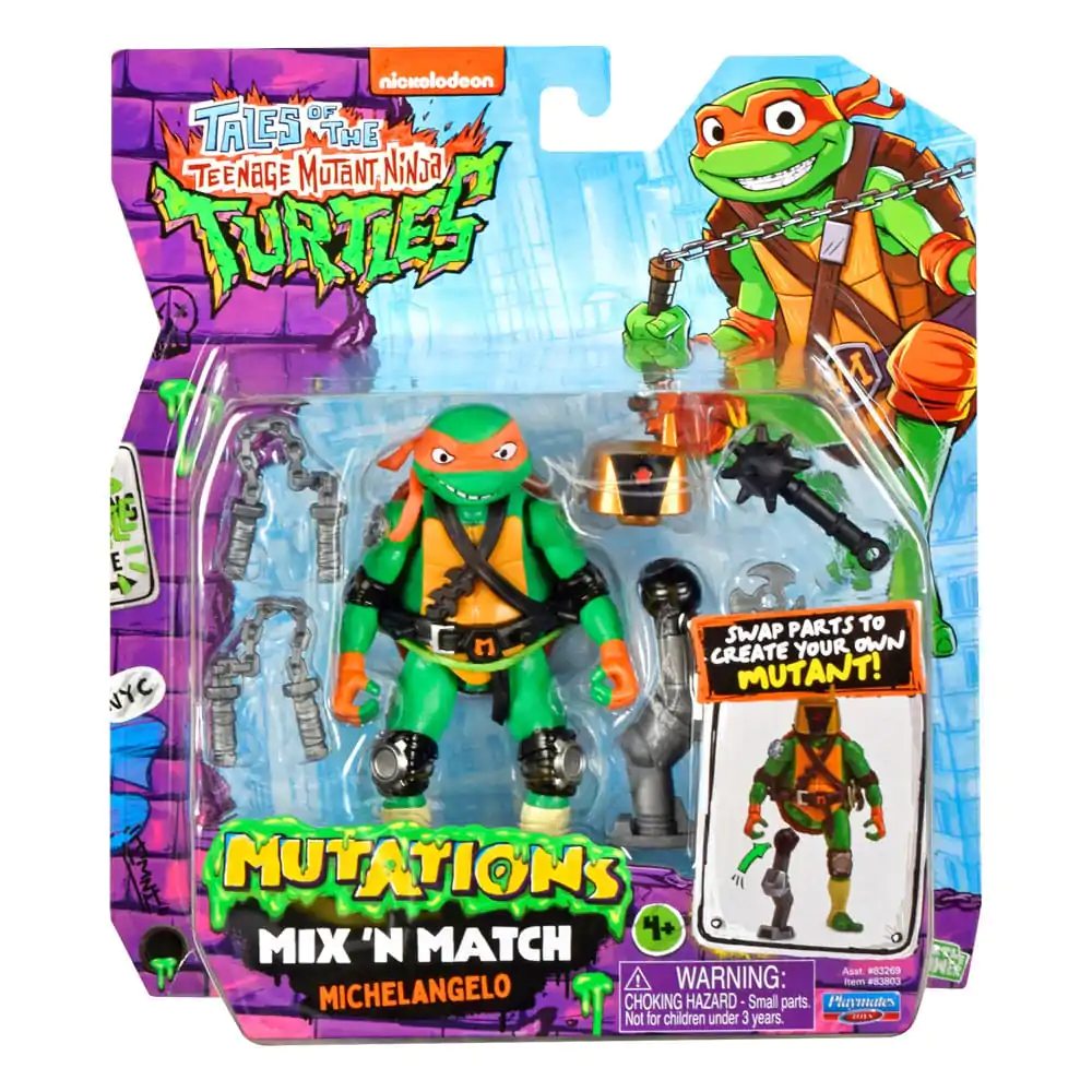 Tales of the Teenage Mutant Ninja Turtles Mix &#039;n Match Action Figure Michelangelo 12 cm product photo