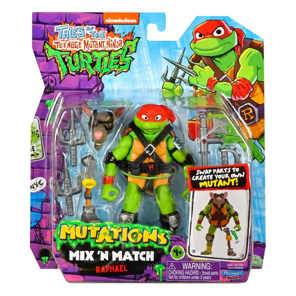Tales of the Teenage Mutant Ninja Turtles Mix &#039;n Match Action Figure Raphael 12 cm product photo