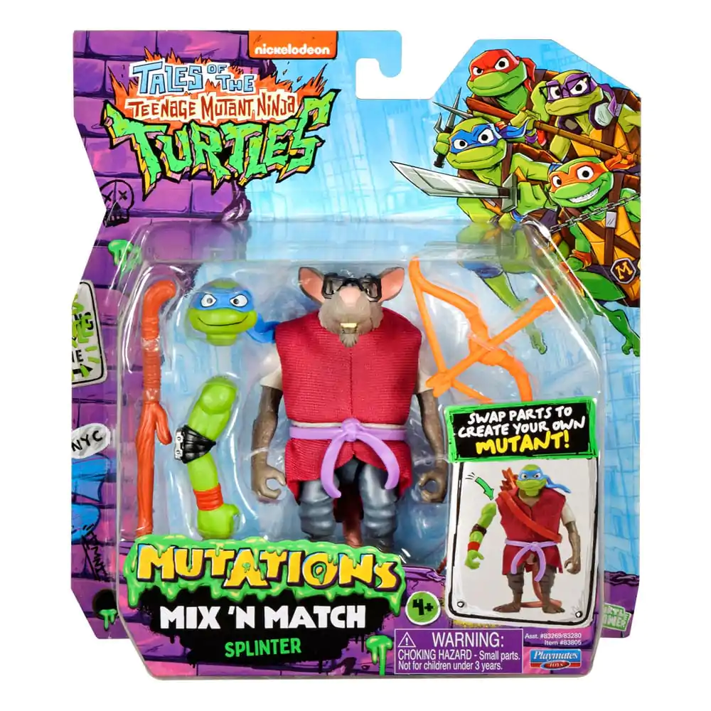Tales of the Teenage Mutant Ninja Turtles Mix &#039;n Match Action Figure Splinter 12 cm product photo
