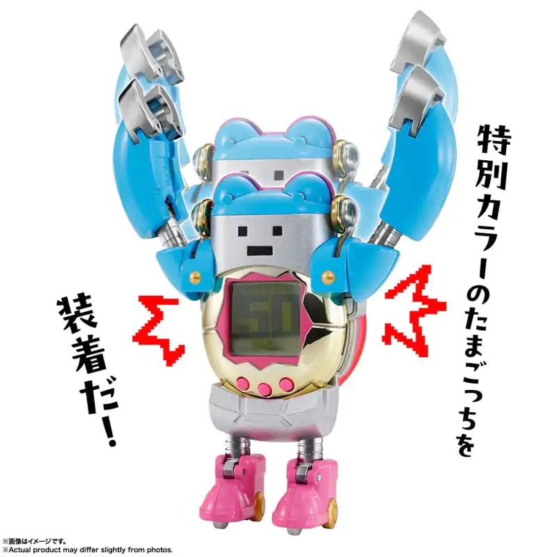 Tamagotchi Soul of Chogokin Diecast Action Figure Tamagotchi Robot 10 cm product photo