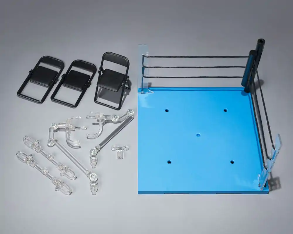 Tamashii Stage Action Figure Accessory Act Ring Corner &amp; Folding Chair Set Neutral Ver. product photo