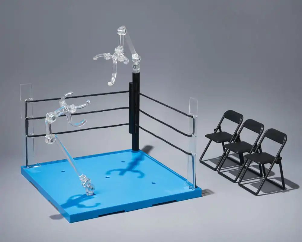 Tamashii Stage Action Figure Accessory Act Ring Corner &amp; Folding Chair Set Neutral Ver. product photo