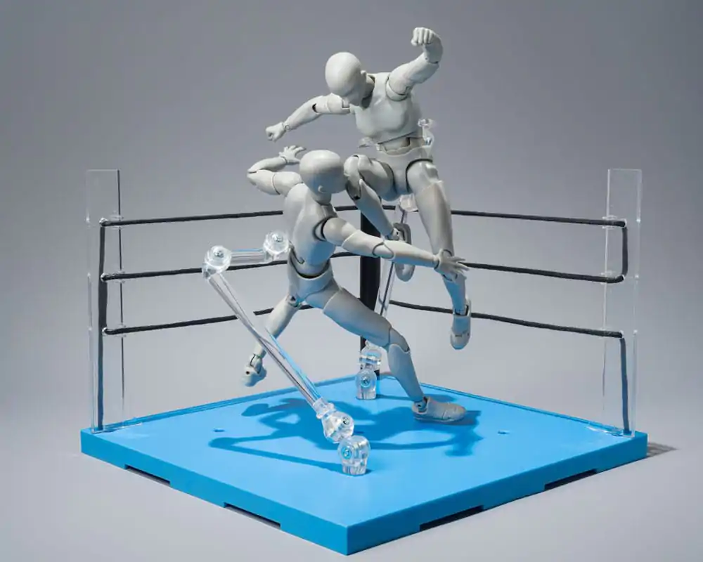 Tamashii Stage Action Figure Accessory Act Ring Corner &amp; Folding Chair Set Neutral Ver. product photo