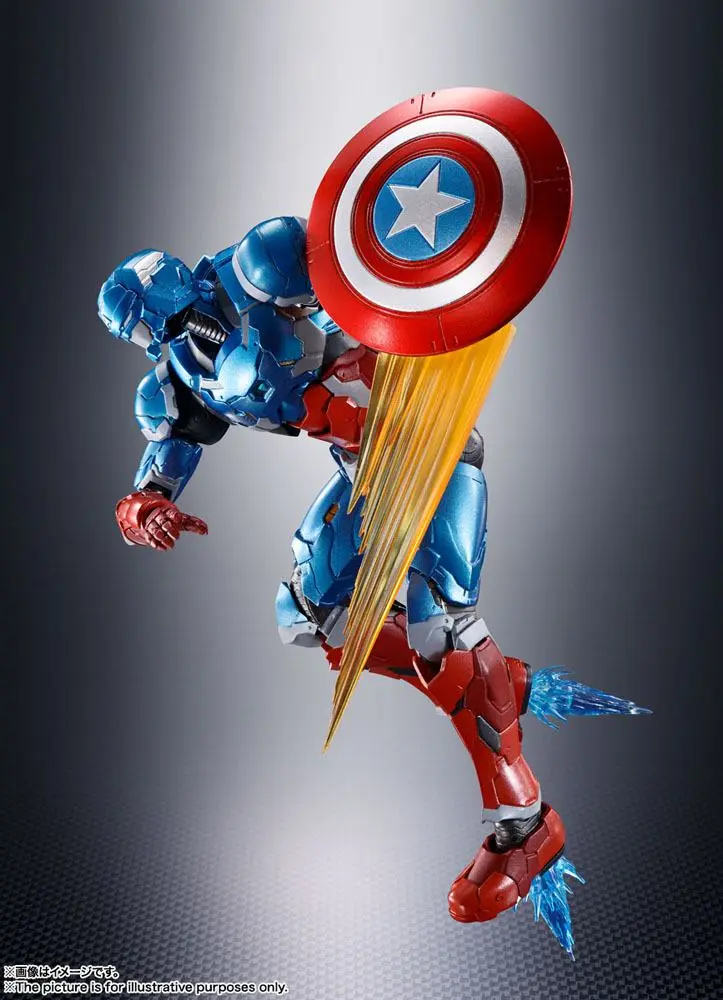 Tech-On Avengers S.H. Figuarts Action Figure Captain America 16 cm product photo