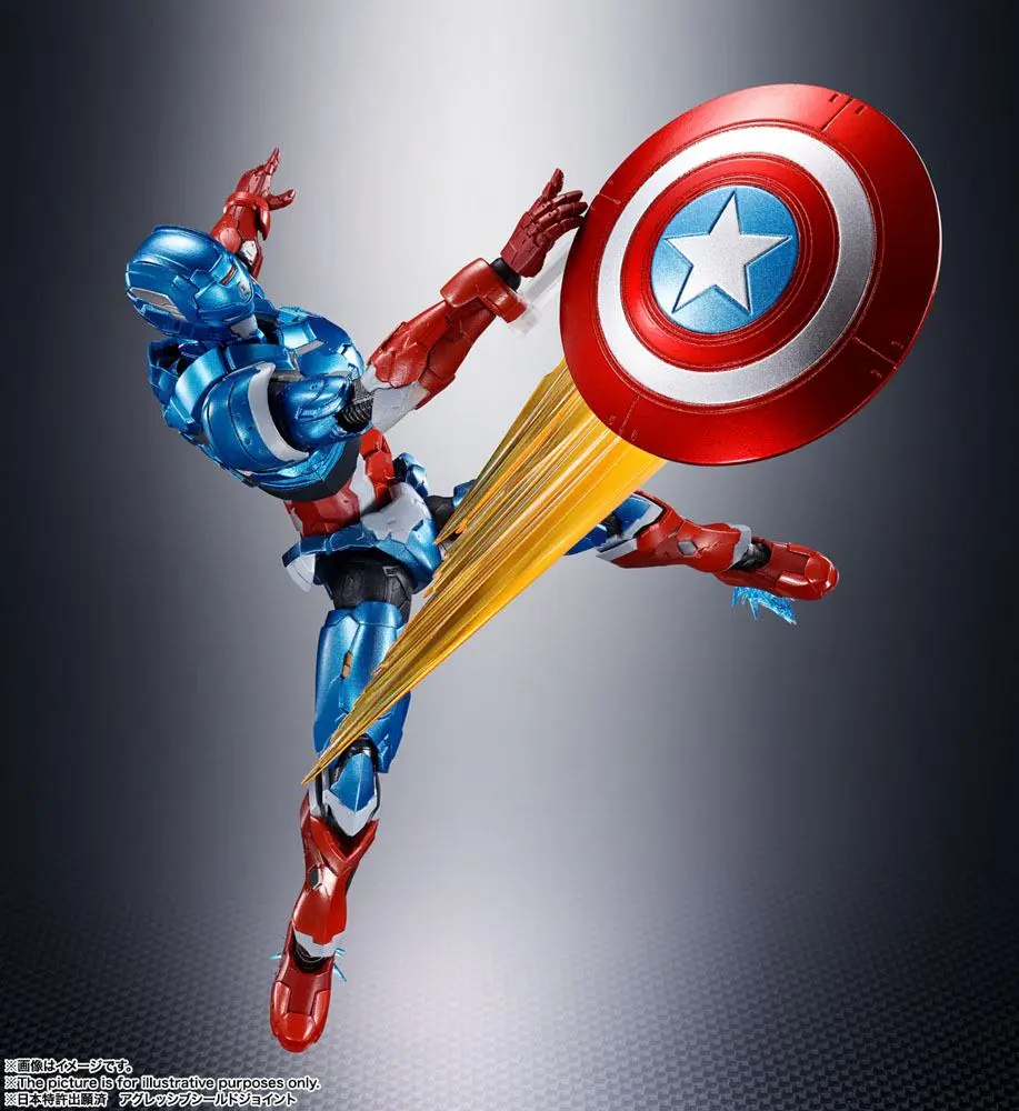 Tech-On Avengers S.H. Figuarts Action Figure Captain America 16 cm product photo