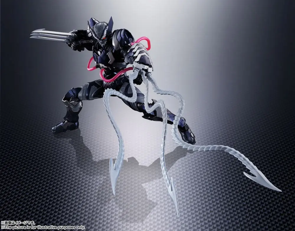 Tech-On Avengers S.H. Figuarts Action Figure Venom Symbiote Wolverine 16 cm product photo