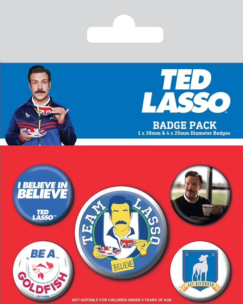 Ted Lasso Pin-Back Buttons 5-Pack Team Lasso product photo