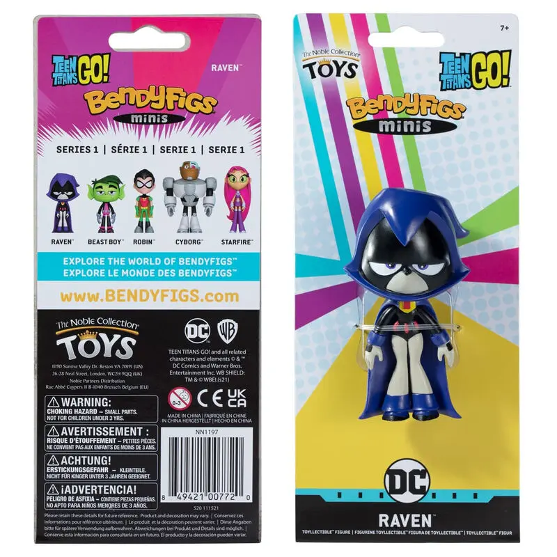 Teen Titans Go! Bendyfigs Bendable Figure Raven 9 cm product photo