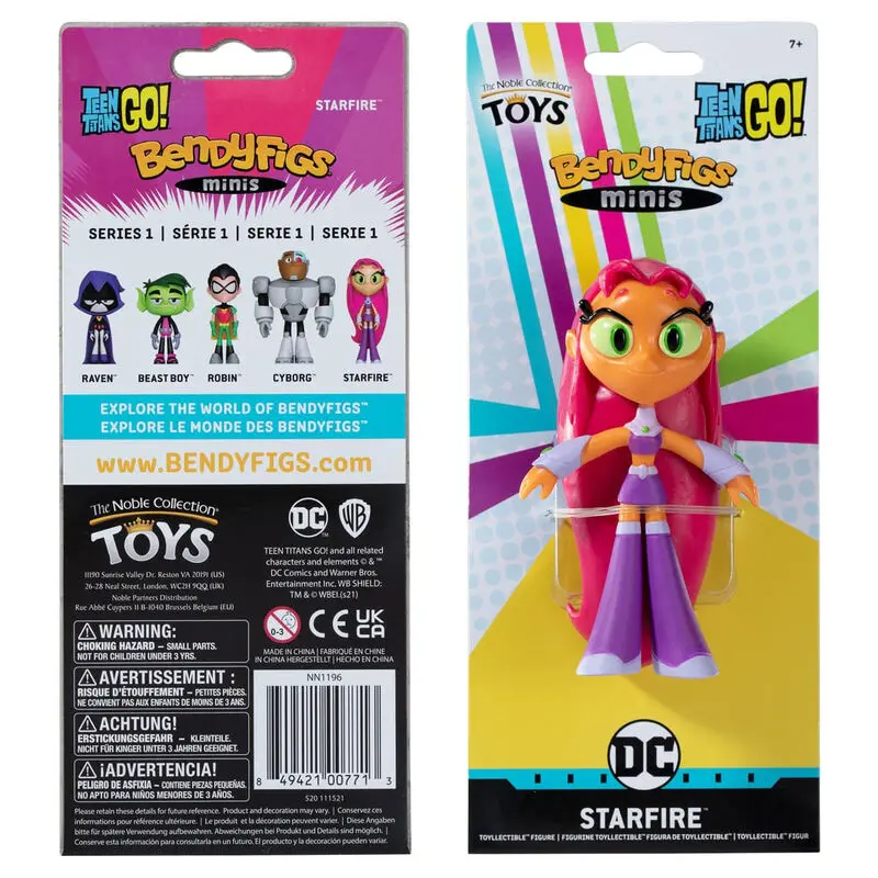 Teen Titans Go! Bendyfigs Bendable Figure Starfire 11 cm termékfotó